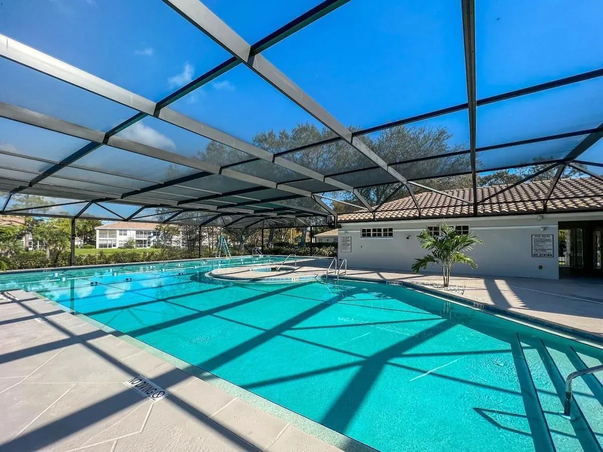 Calusa Bay community pool in Naples Florida